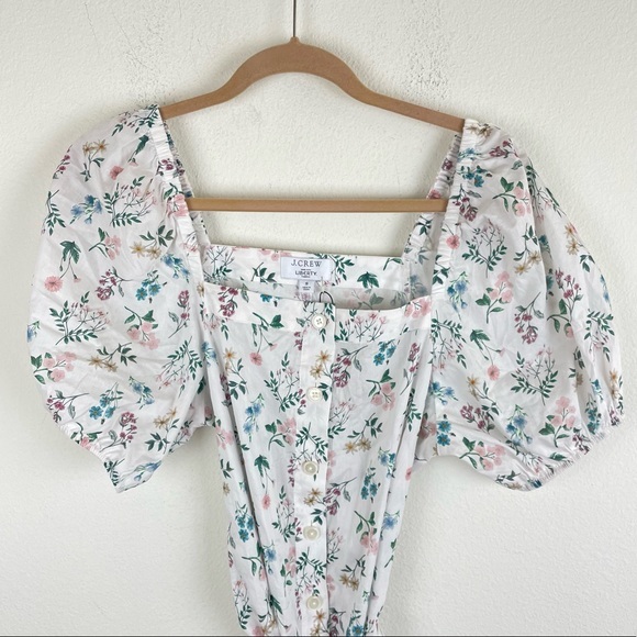 NWT J.Crew Liberty Print Dress Annelise floral Midi New Blogger Favorite Small - Picture 4 of 16